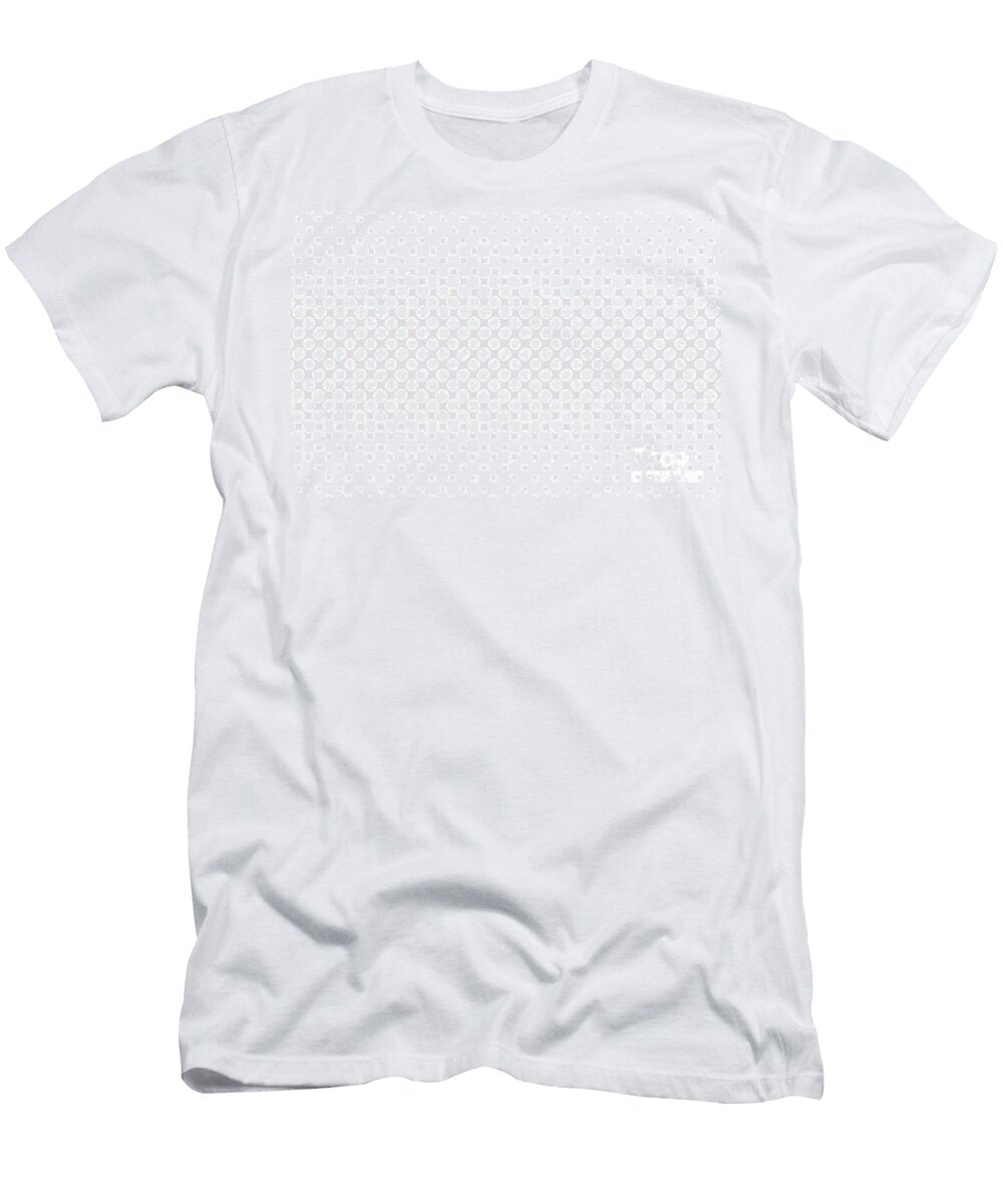 Pale Lilac White Halftone Abstract Polka Dot Pattern Pairs Valspar 2023 Coty Gentle Violet 4002 3a Petite Patterns T-Shirt