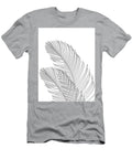 Palm Leaves Finesse Line Art 1 Minimal Decor Art Anitas and Bellas Art T-Shirt