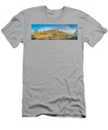 Panorama of Turkey Peak At Enchanted Rock State Natural Area Texas Hill Country Silvio Ligutti T-Shirt