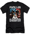 Papillon Daughter USA Flag Patriotic Thepassionshop T-Shirt