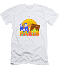 Paris City Skyline Silhouette Circle Color Impressionist Illustr Jpldesigns T-Shirt