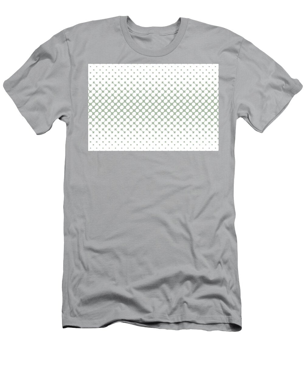 Pastel Green White Halftone Abstract Polka Dot Pattern 2 Valspar 2023 Coty Green Trellis 5006 3c Petite Patterns T-Shirt