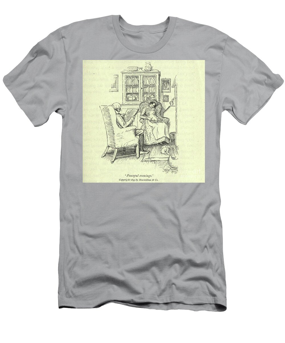 Peaceful Evenings J4 Historic Illustrations T-Shirt