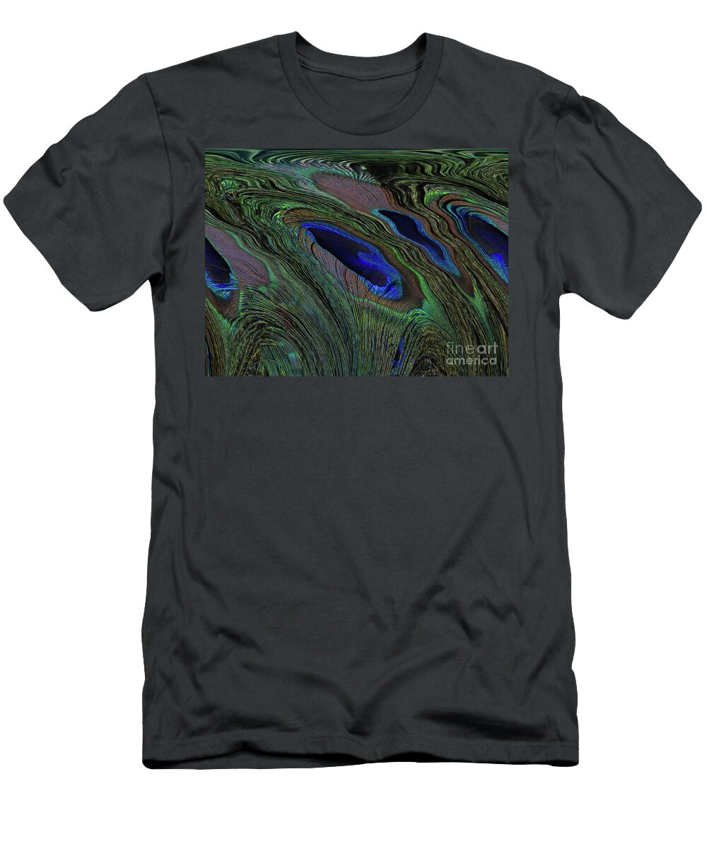 Peacock Feather Art 11 D Hackett T-Shirt