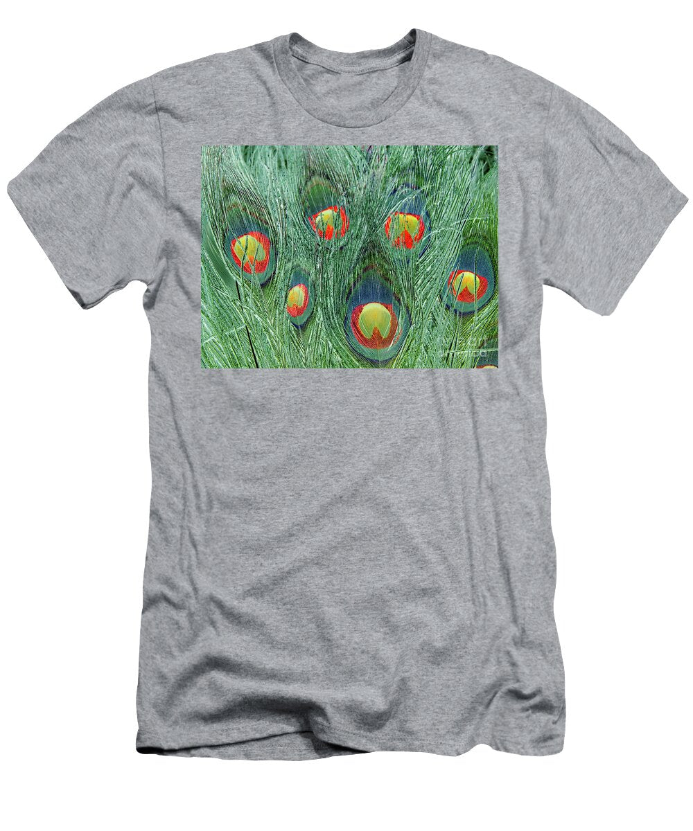 Peacock Feather Art 4 D Hackett T-Shirt