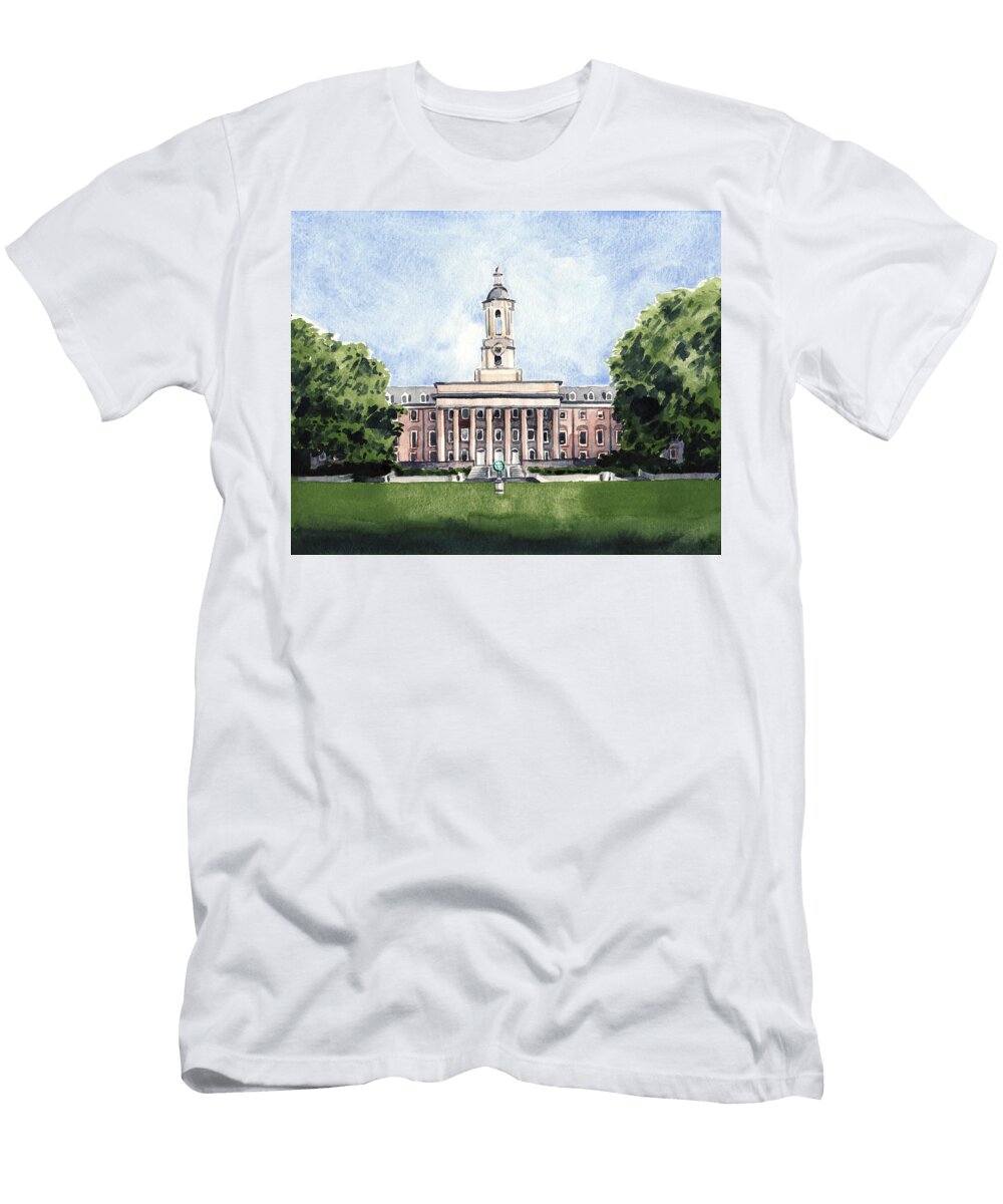 Penn State Old Main Alma Mater State College Laura Row T-Shirt