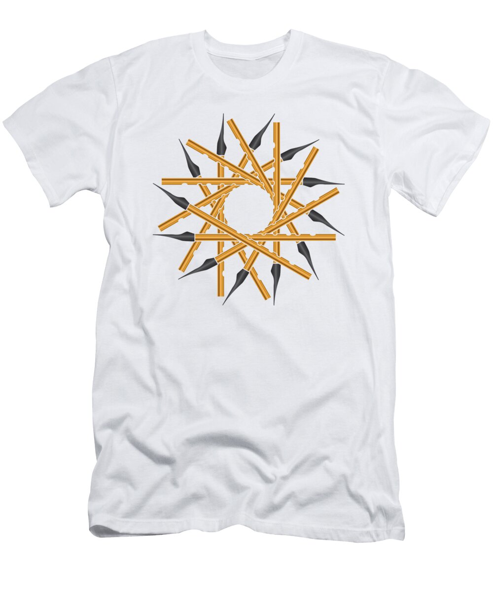 Penny Tin Irish Whistle Circle Bigalbaloo Stock T-Shirt