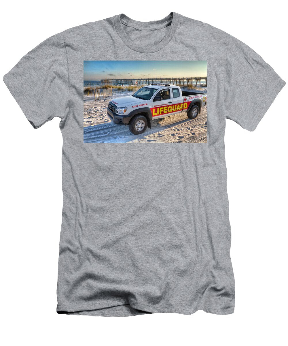 Pensacola Beach Lifeguard Tim Stanley T-Shirt