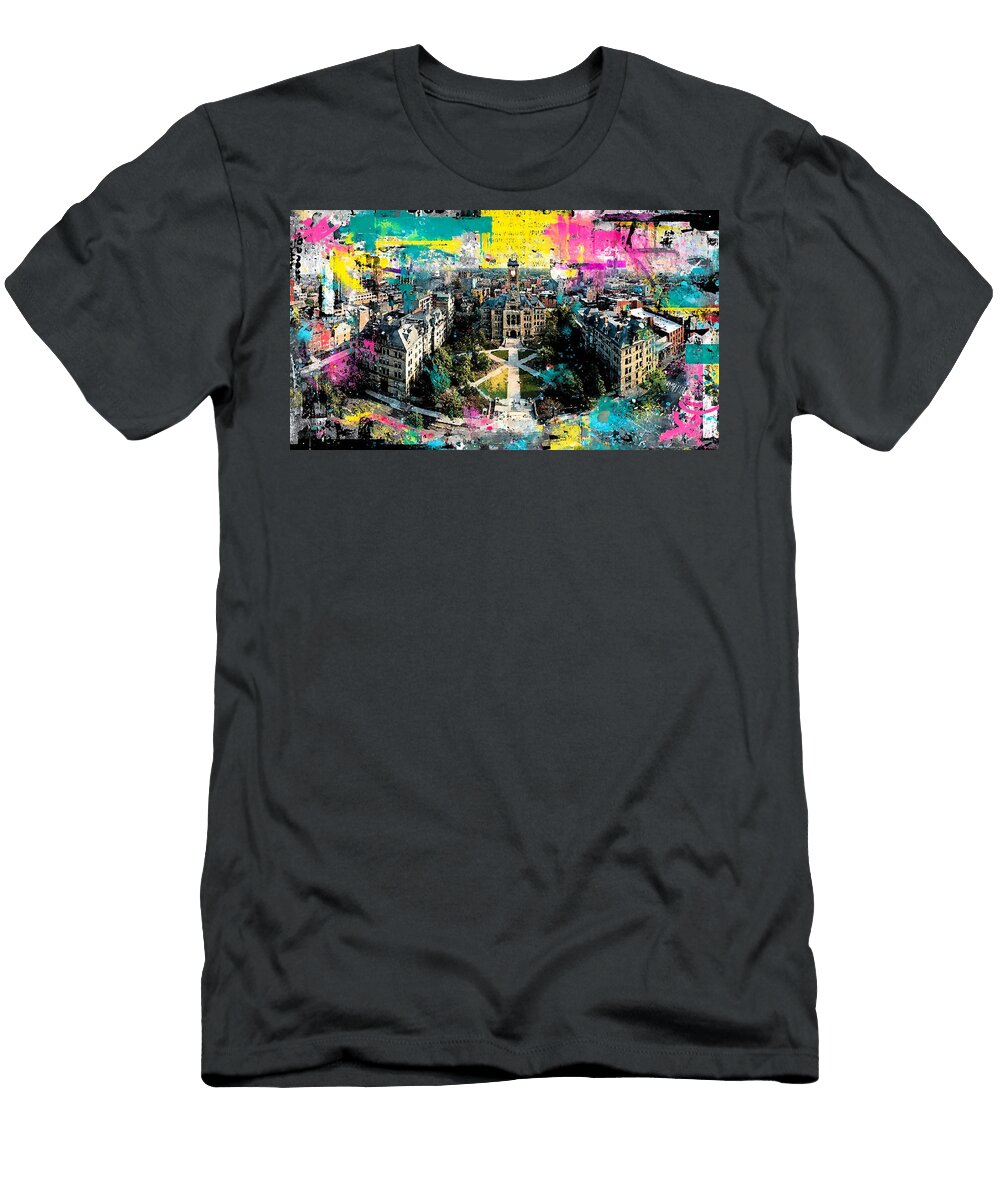 Perspective University of Pennsylvania Philadelphia Campus Ivy League Art Abstract Hollie Love T-Shirt