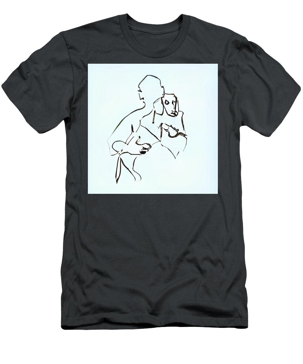 Picasso and His Dog Tin Tran T-Shirt