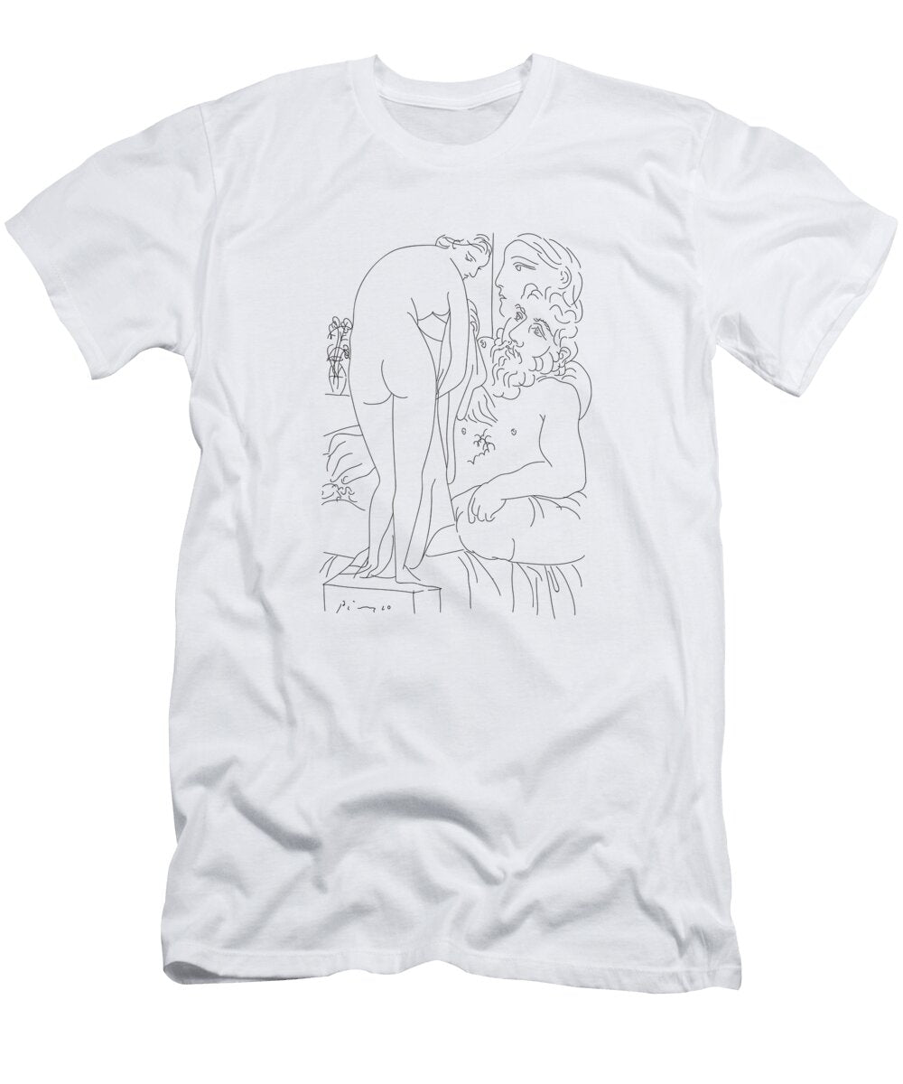 Picasso Mythological Lovers 04 Terry Bill T-Shirt