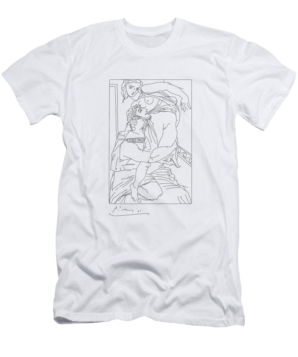 Picasso Mythological Scene 02 Terry Bill T-Shirt