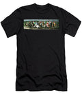 Pilgrims From a Scene in the Canterbury Tales By Canterbury Tales By Geoffrey Chaucer American School T-Shirt