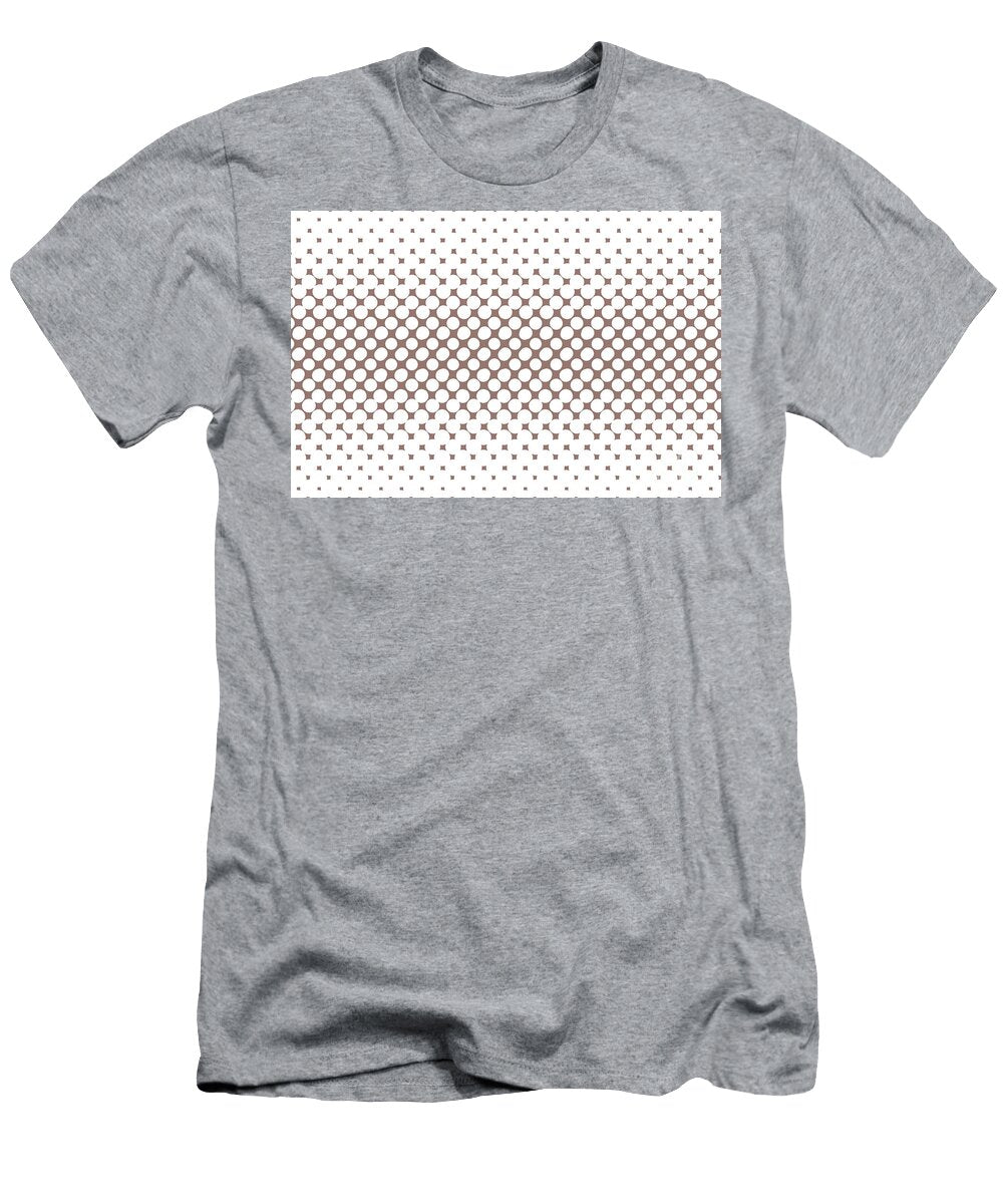 Pink Clay White Halftone Abstract Polka Dot Pattern Pairs 2023 Coty Valspar Southern Road 1006 9c Petite Patterns T-Shirt