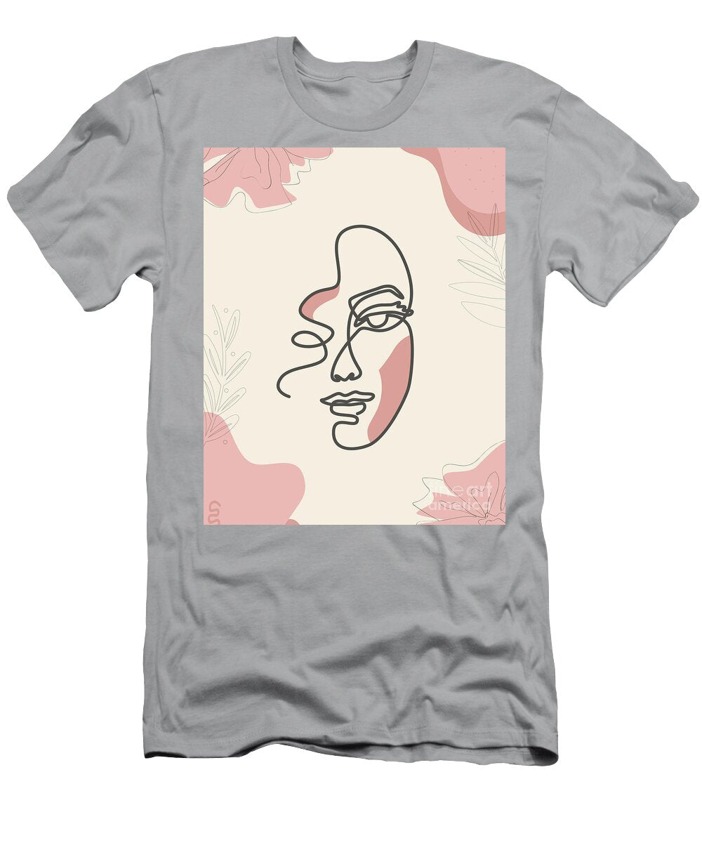 Pink Line Art Boss Babes Things T-Shirt