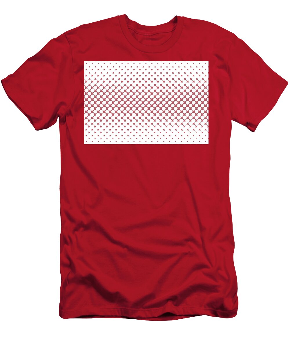 Pink White Halftone Abstract Polka Dot Pattern 2 Pairs 2023 Coty Terra Rosa De5096 Petite Patterns T-Shirt