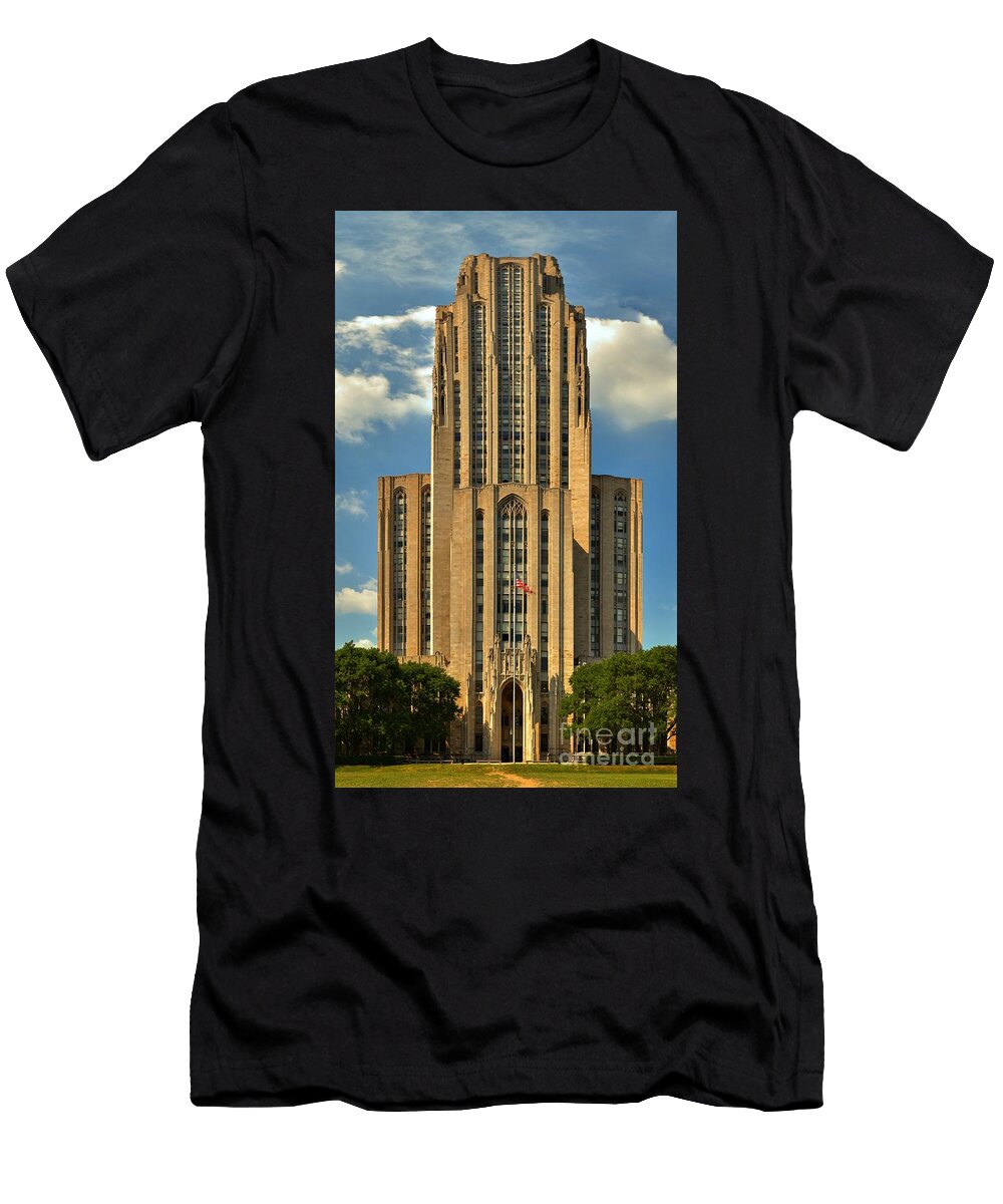 Pitt Cathedral of Learning Adam Jewell T-Shirt