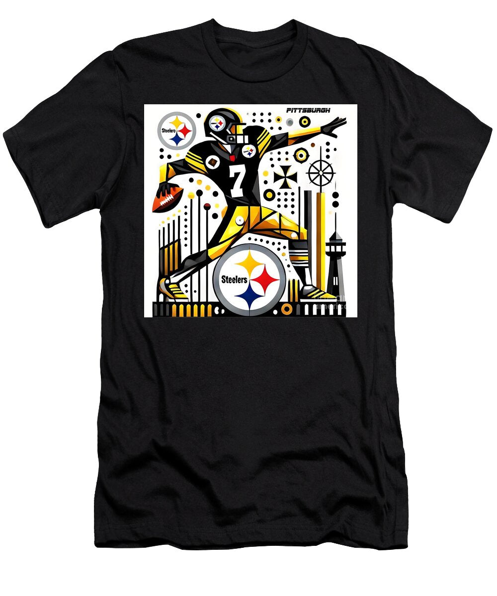 Pittsburgh Steelers Pop Art 1 Robert Williams T-Shirt