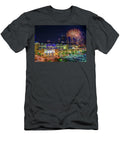 Pnc Fireworks in Red Rj Stein Photography T-Shirt