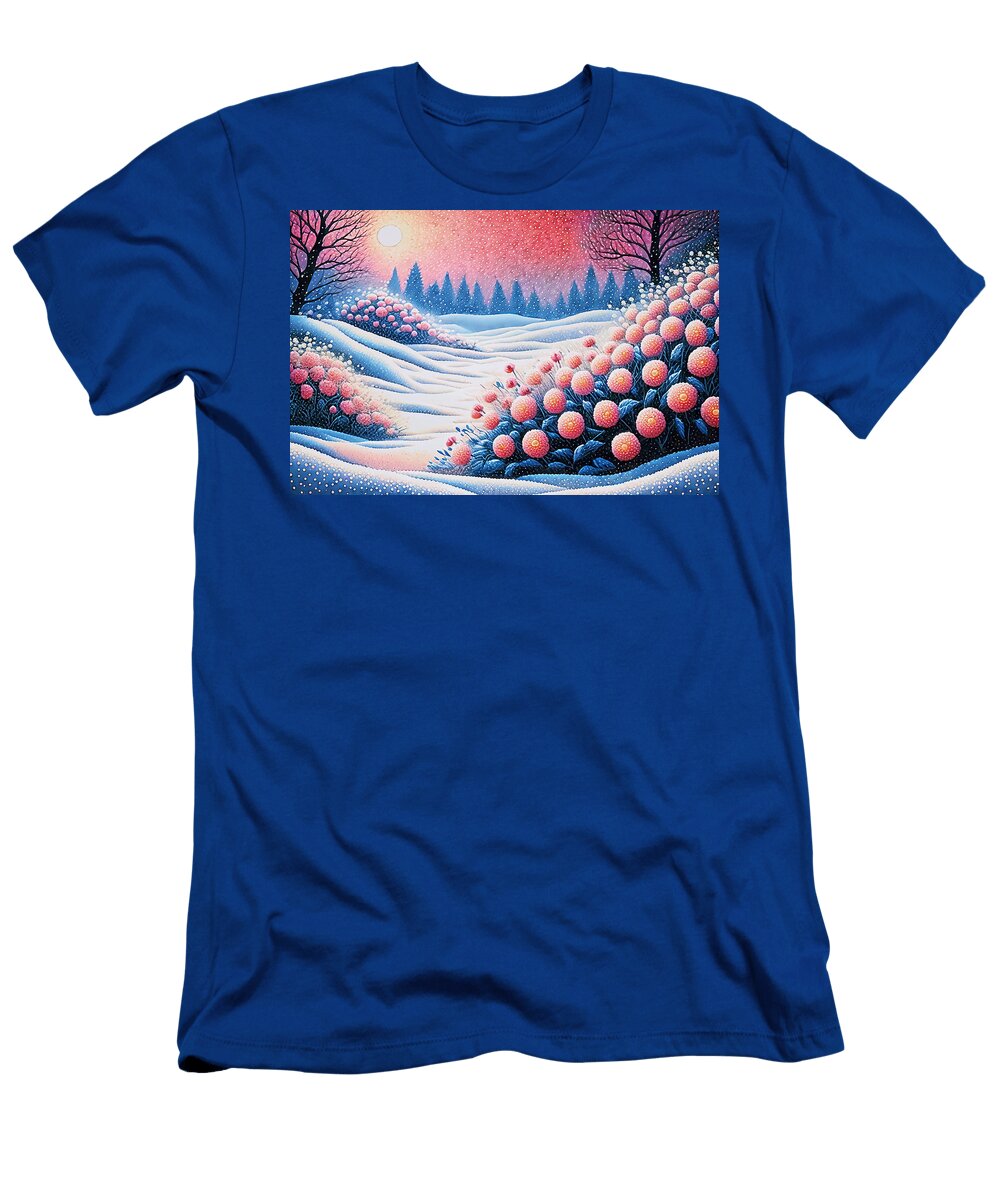 Pointillism Landscape Manjik Pictures T-Shirt