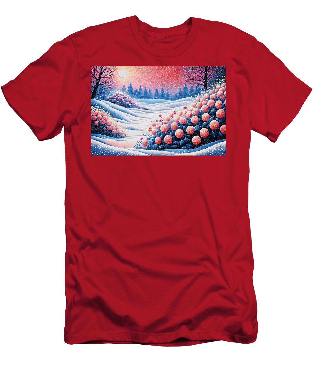Pointillism Landscape the Luxury Art Collection T-Shirt