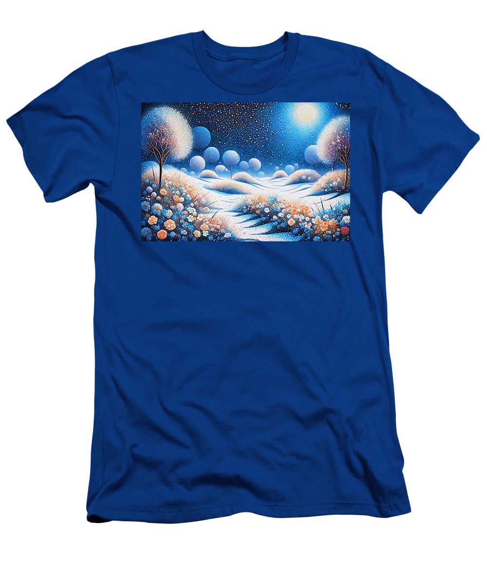 Pointillist Night the Luxury Art Collection T-Shirt