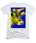 Pop Art Cow Blue Yellow Art Plus T-Shirt