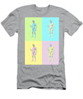 Pop Art Male Pin Ups in Pastel Panels Hecate Pim T-Shirt
