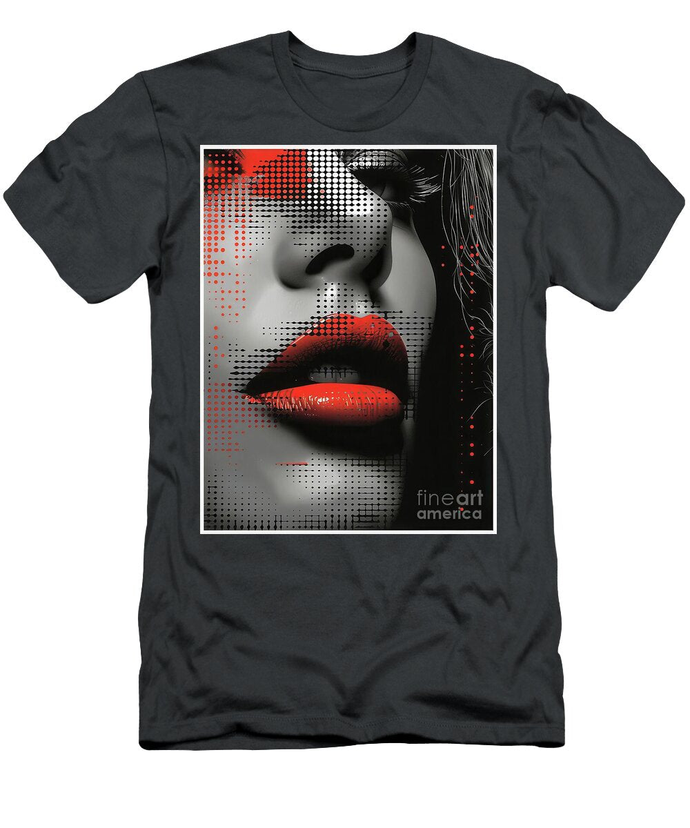 Pop Art Panels in Halftone Hues Palmer Hannah T-Shirt