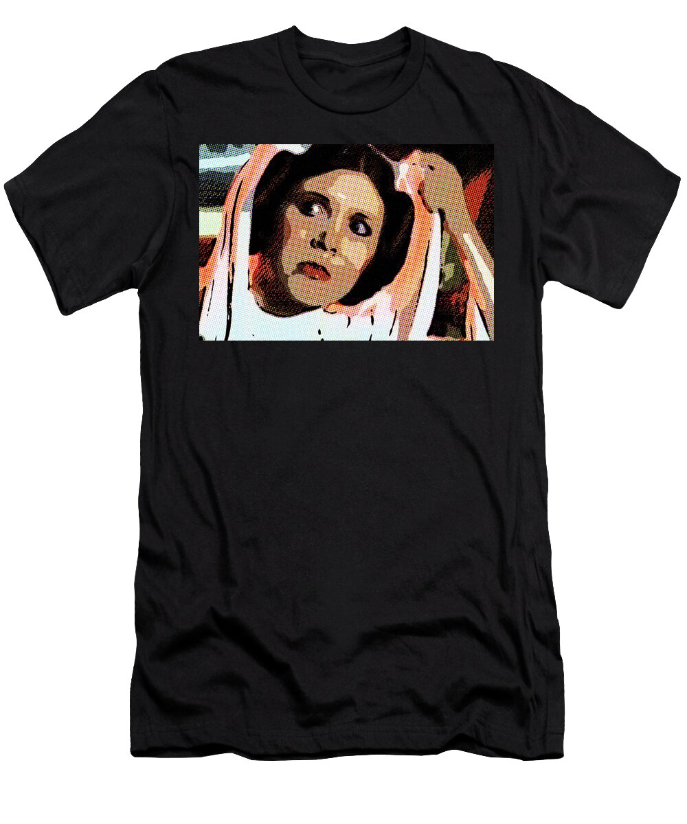Pop Art Princess Leia Organa Steven Green T-Shirt