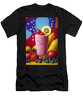 Pop Art Smoothie Print Vibrant Retro Summer Fruit Drink Art Dream Stuff T-Shirt
