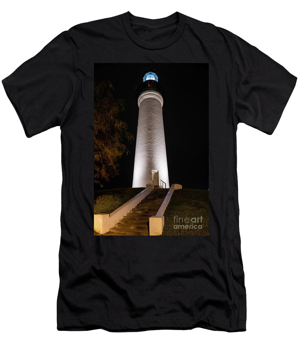 Port Isabel Lighthouse Vertical Tod and Cynthia Grubbs T-Shirt