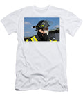 Portrait of a Fire Fighter Shay Levy T-Shirt
