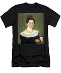 Portrait of a Young Lady with Tortoise Shell Comb Micah Williams T-Shirt