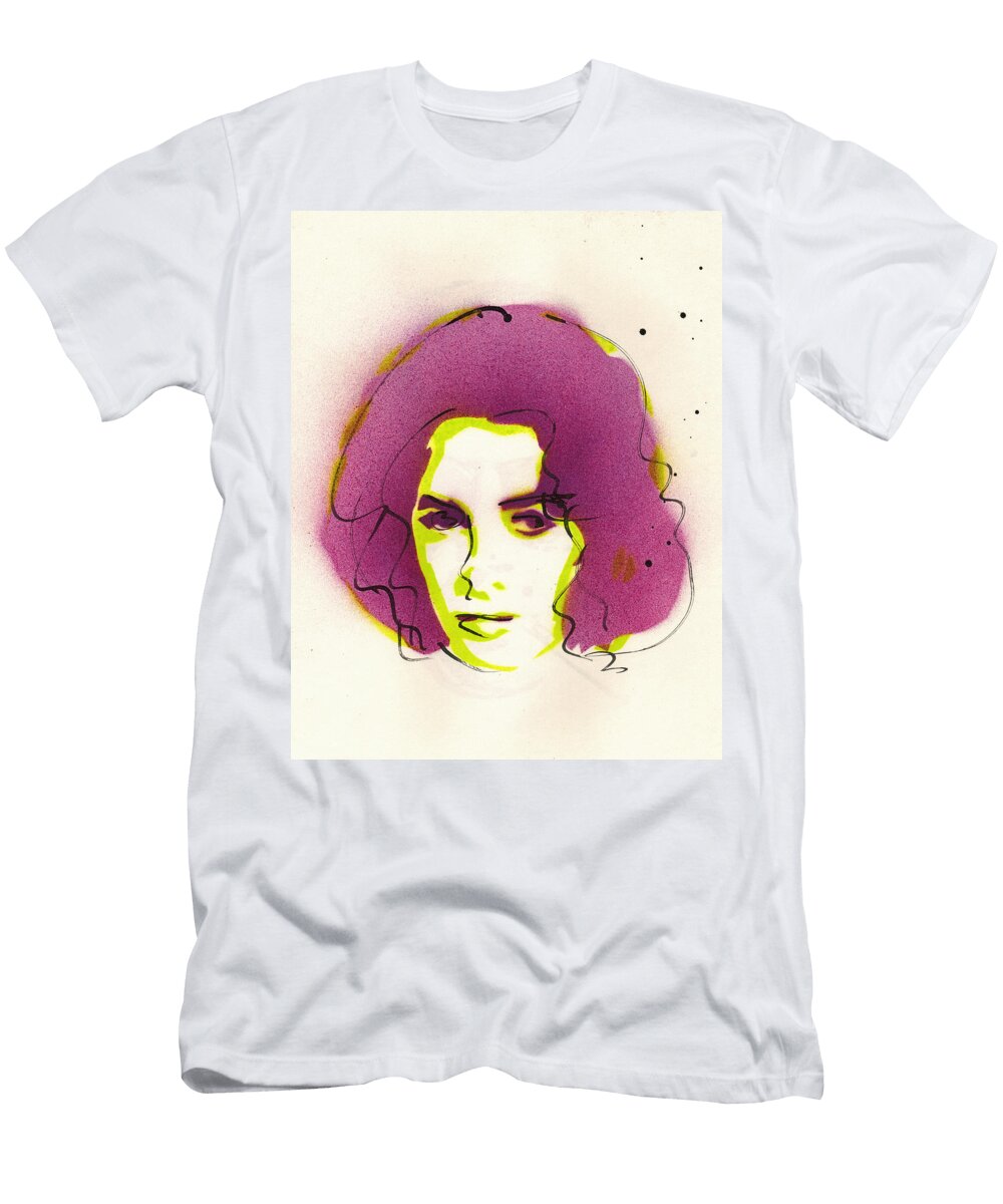 Portrait of Elizabeth Taylor Ryan Hopkins T-Shirt