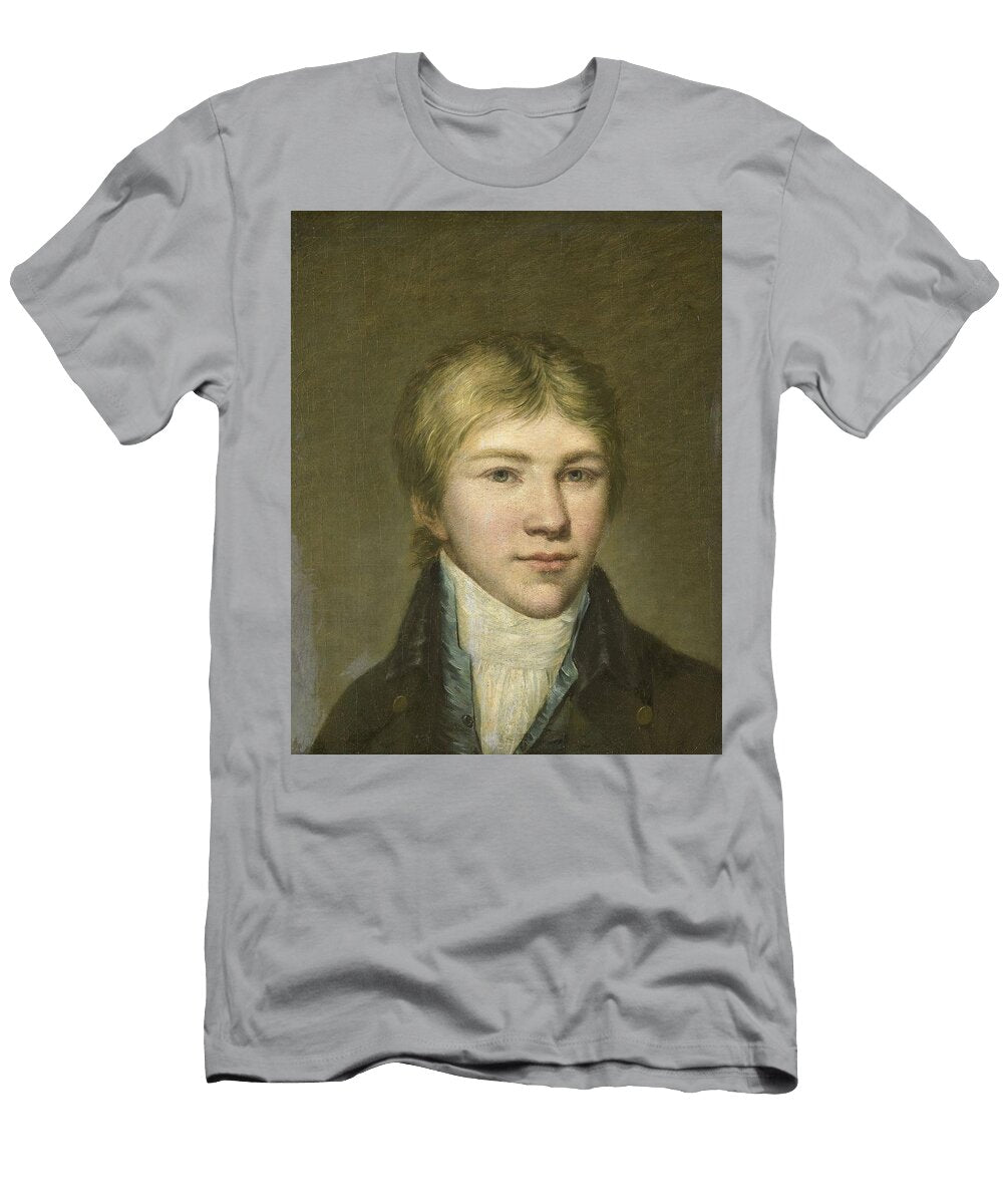 Portrait of Hendrik Arend Van Den Brink At the Age of Seventeen Art Benjamin Wolff German T-Shirt