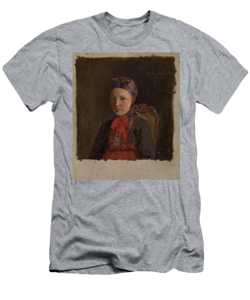 Portrait of Ingeborg Anderdatter Gulsvig Art Adolph Tidemand Norwegian T-Shirt