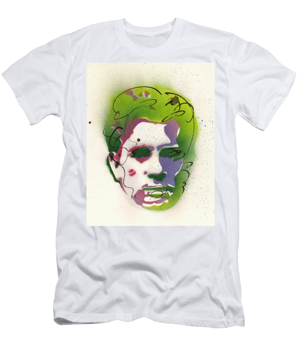 Portrait of Jack Kerouac Ryan Hopkins T-Shirt