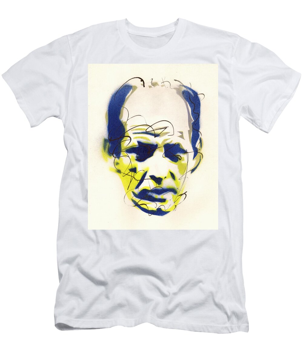 Portrait of Jackson Pollock Ryan Hopkins T-Shirt