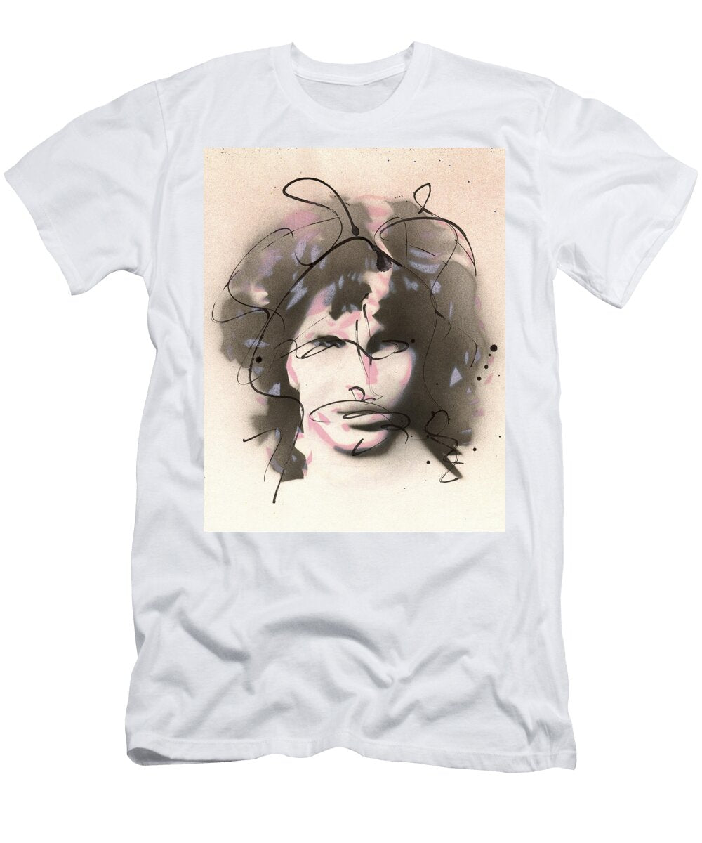 Portrait of Jim Morrison Ryan Hopkins T-Shirt