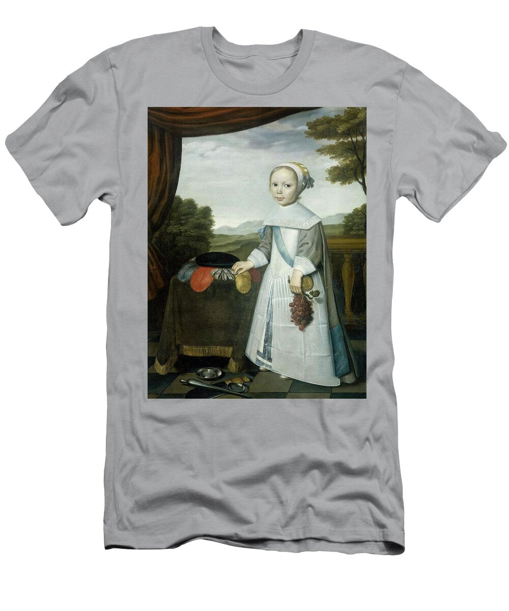 Portrait of Johannes Van Rees Half Brother of Elisabeth Van Oosten As a Child Willem Jansz Ploy Dutch Active T-Shirt