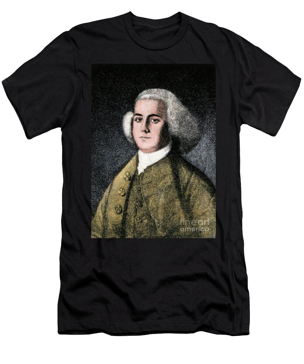 Portrait of John Adams in 1765 Politician and Founding Father of the United States US President American School T-Shirt