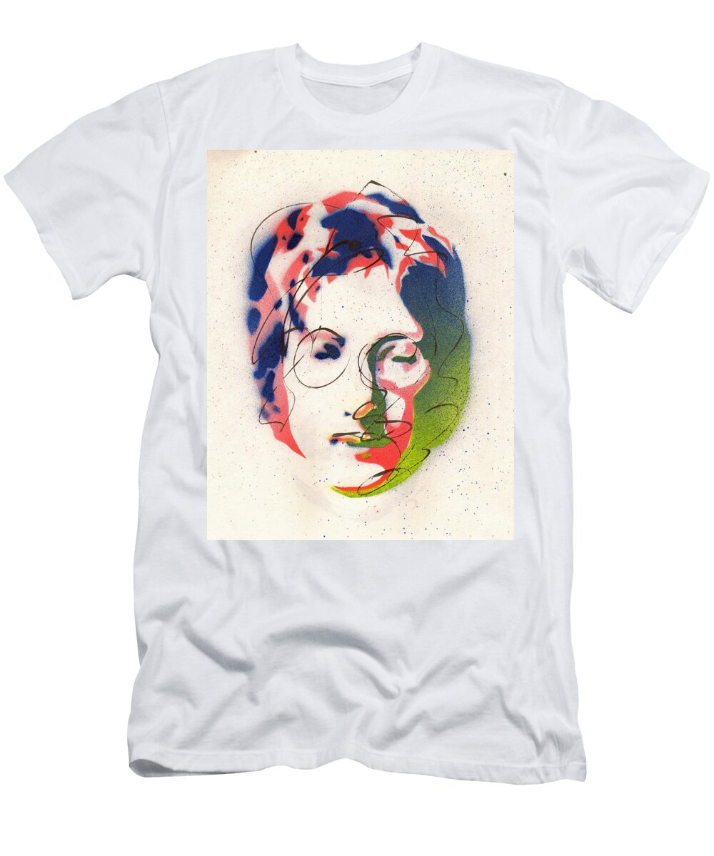 Portrait of John Lennon Ryan Hopkins T-Shirt