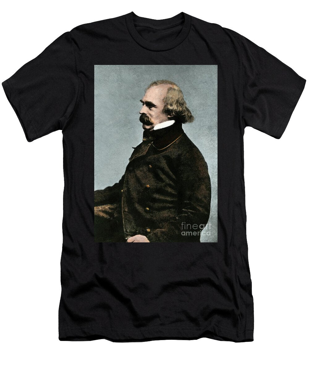 Portrait of Nathaniel Hawthorne About 1862 or 1863 American School T-Shirt