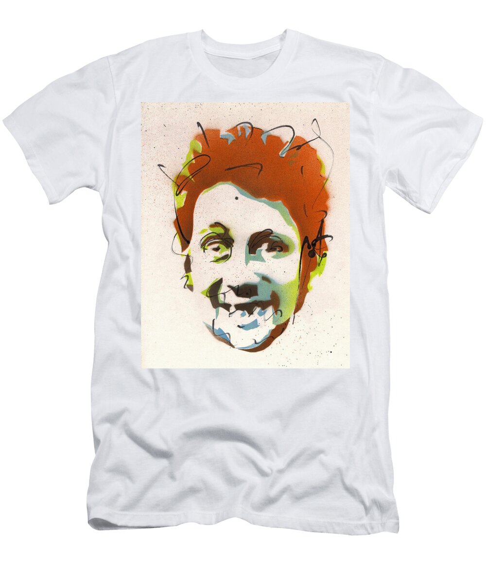 Portrait of Shane Macgowan 2 Ryan Hopkins T-Shirt
