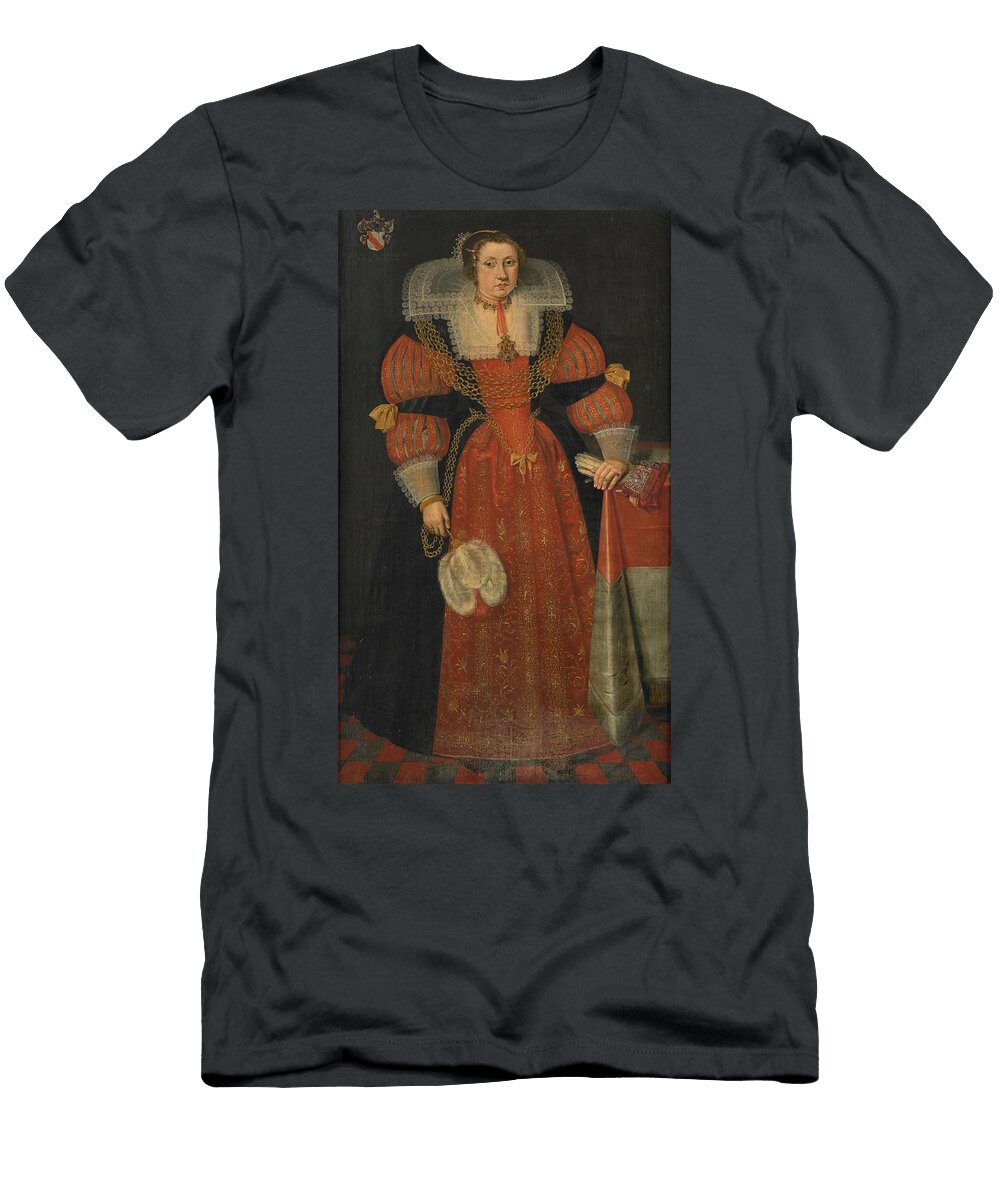 Portrait of Sophia De Vervou Art Lj Woutersin T-Shirt
