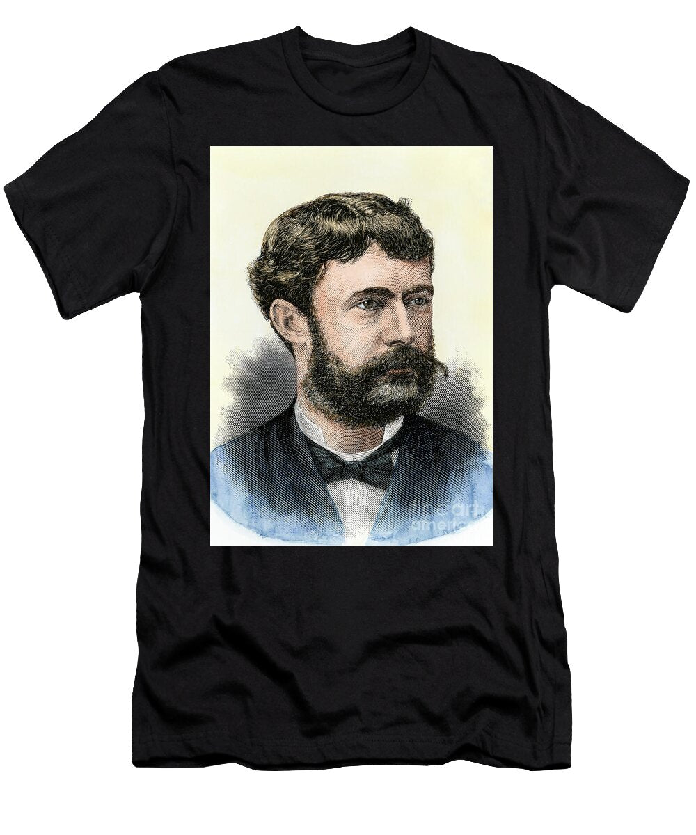 Portrait of Ulysses Simpson Grant Junior American School T-Shirt