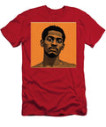 Portrait on Warm Orange Background Aukim Edenrose T-Shirt