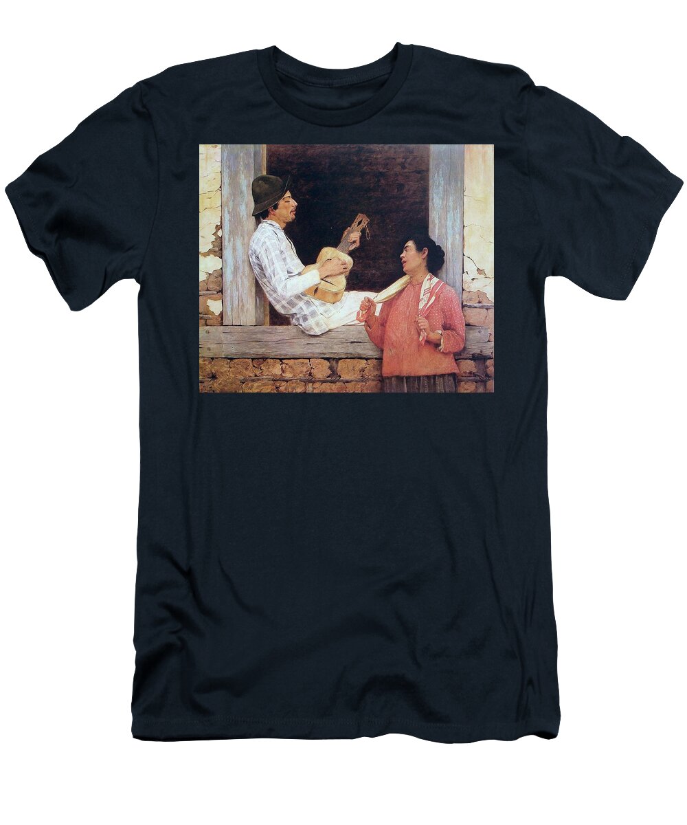 Portugues the Guitar Player Portugues O Violeiro Joseferrazdealmeidajunior T-Shirt