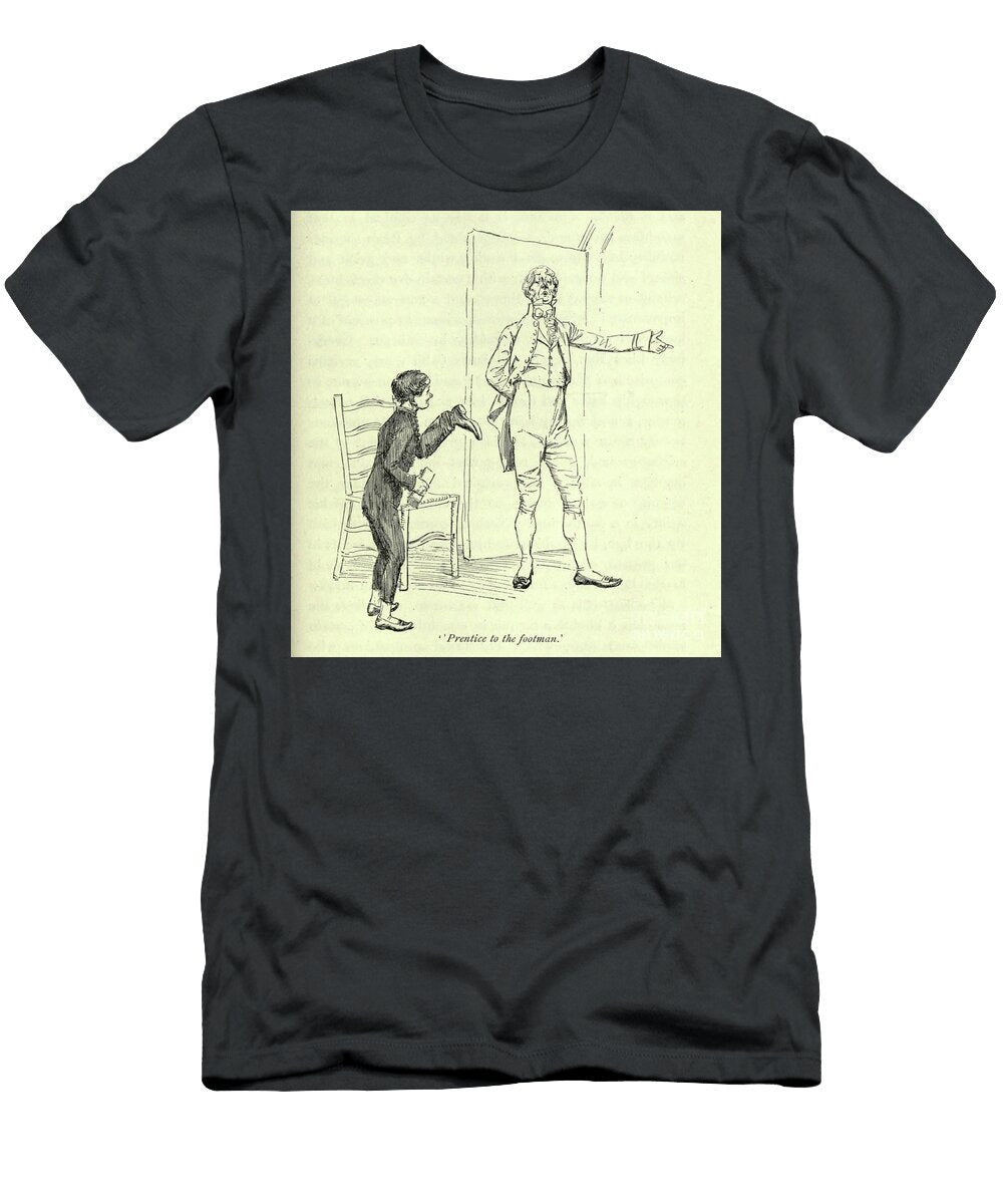Prentice to the Footman L4 Historic Illustrations T-Shirt